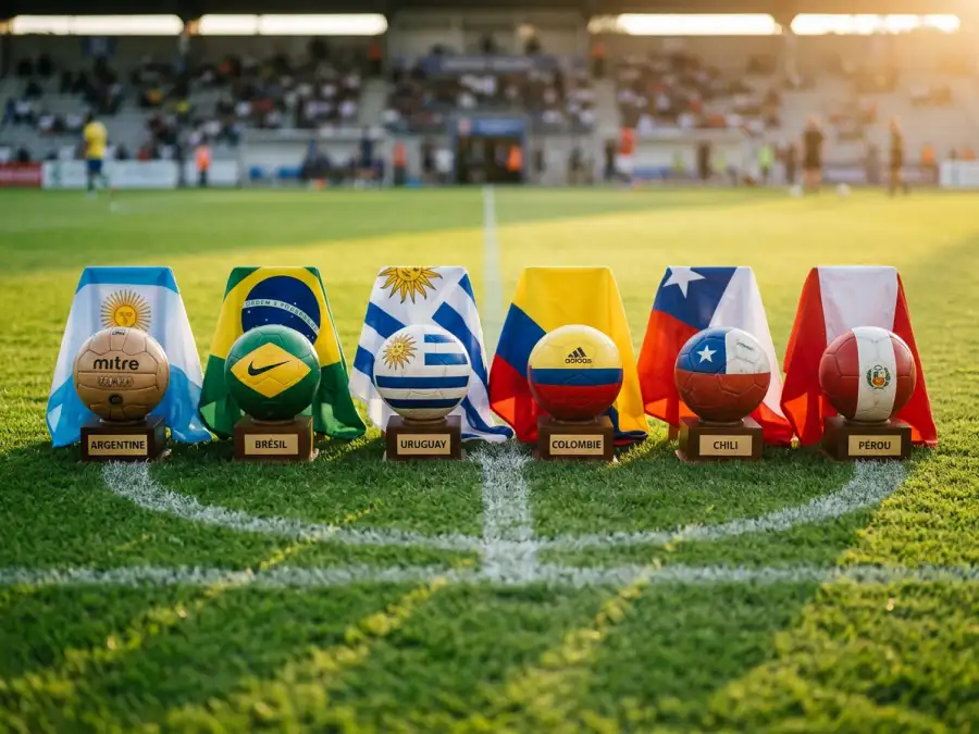 Les six équipes qualifiées de la CONMEBOL pour la Coupe du Monde 2026