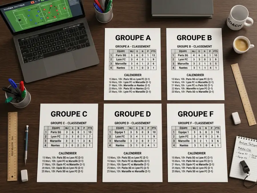 Analyse des groupes A à F de la Coupe du Monde 2026
